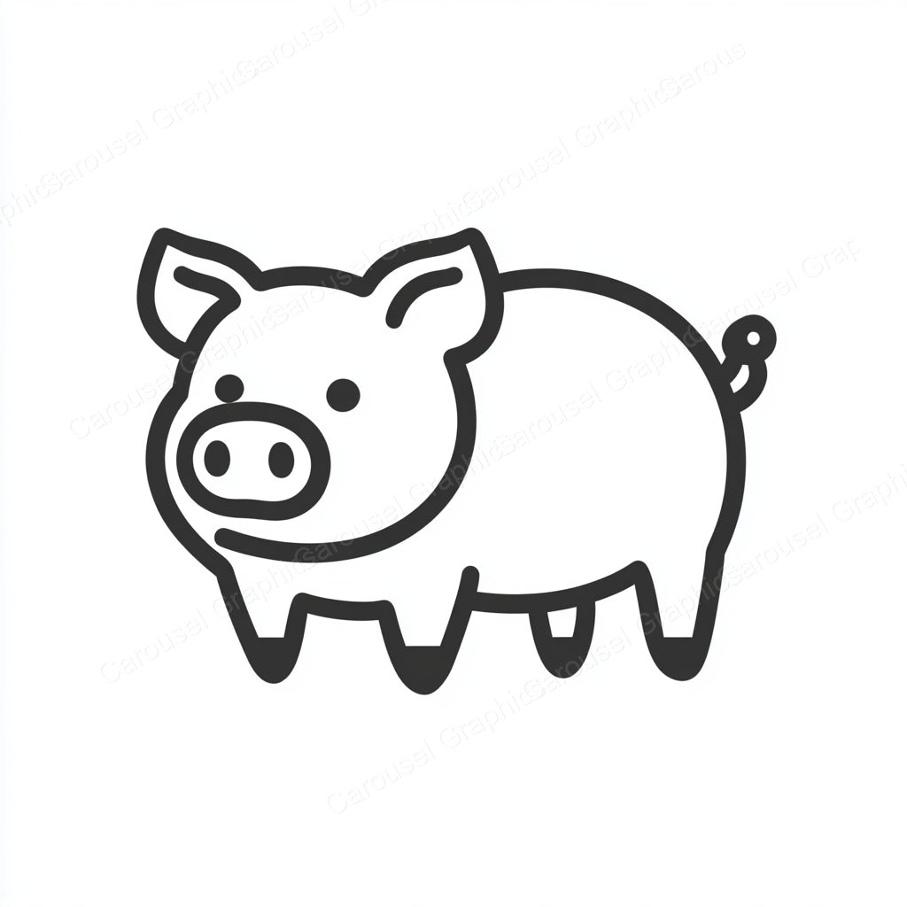 Pig Vector Graphic preview