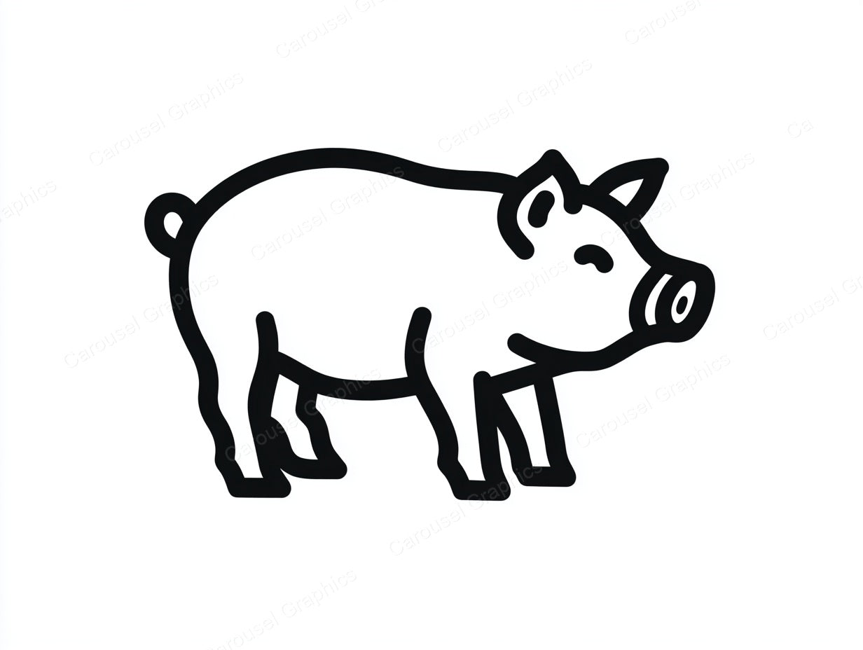 Pig Vector Graphic preview