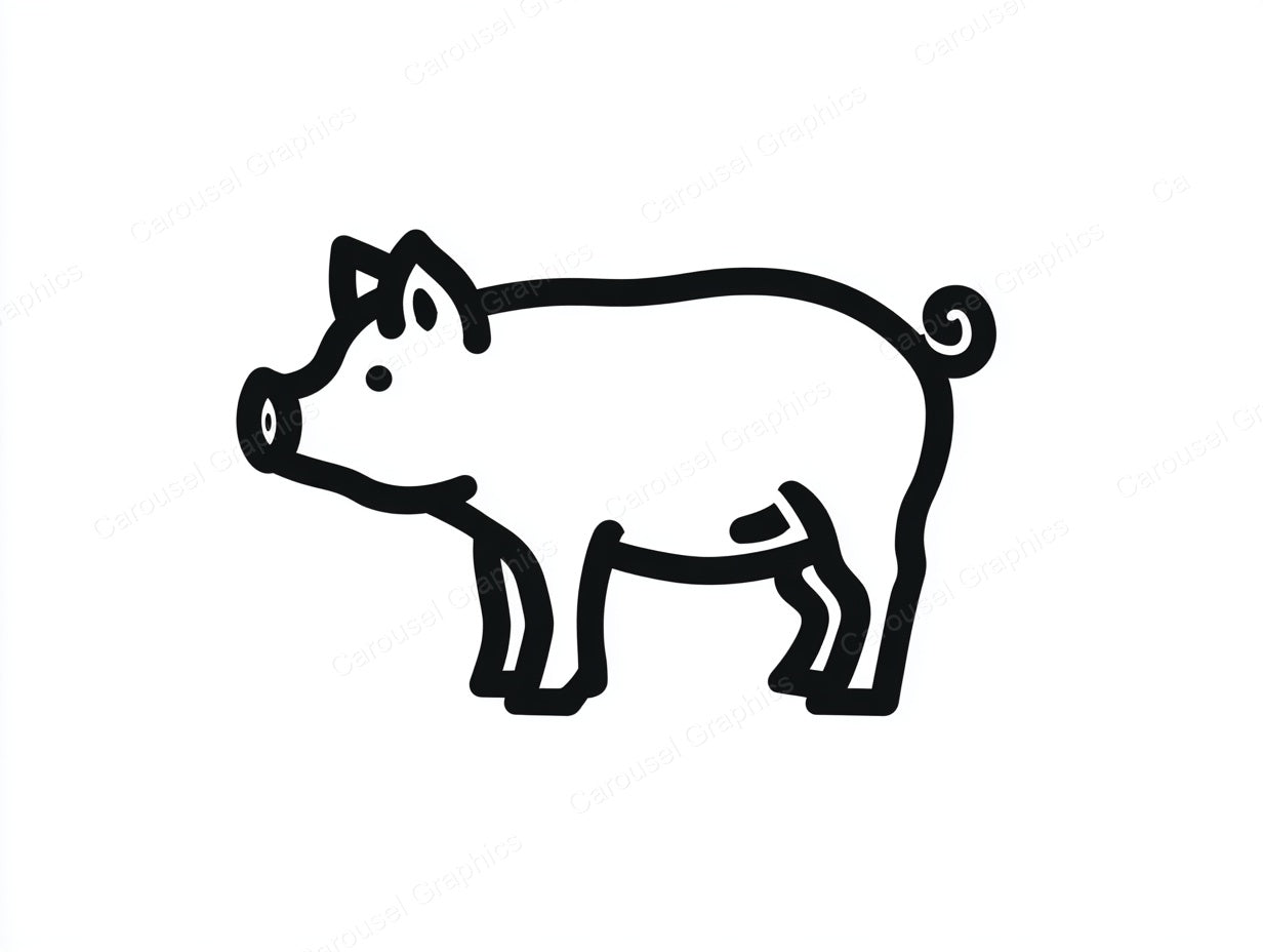 Pig Vector Graphic preview