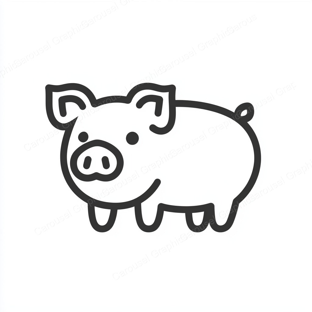 Pig Vector Graphic preview