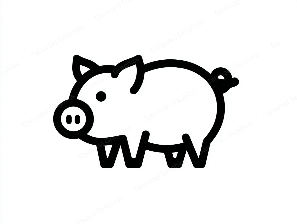 Pig Vector Graphic preview