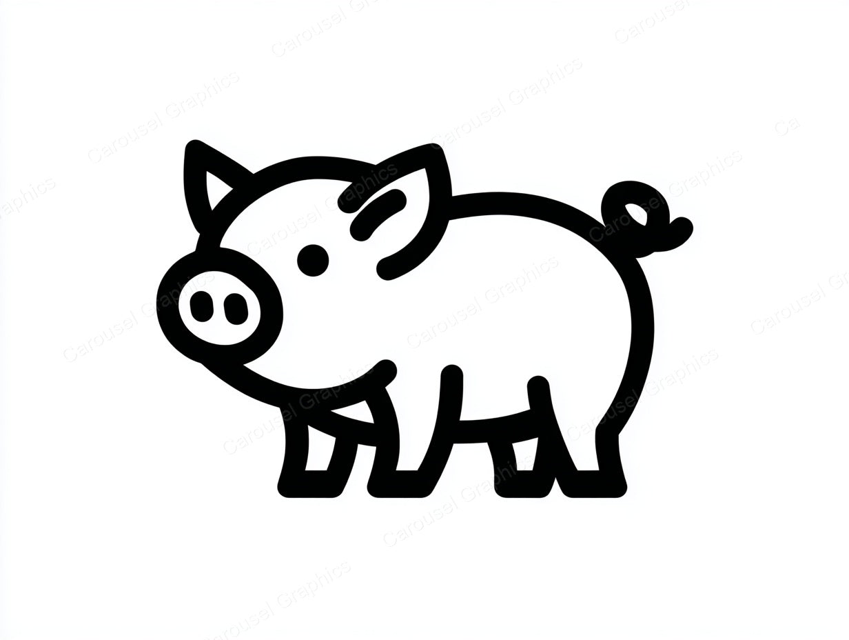 Pig Vector Graphic preview