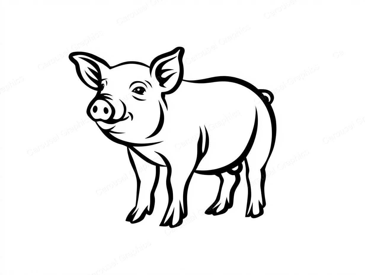 Pig Vector Graphic preview