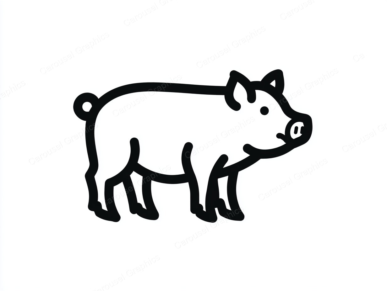 Pig Vector Graphic preview