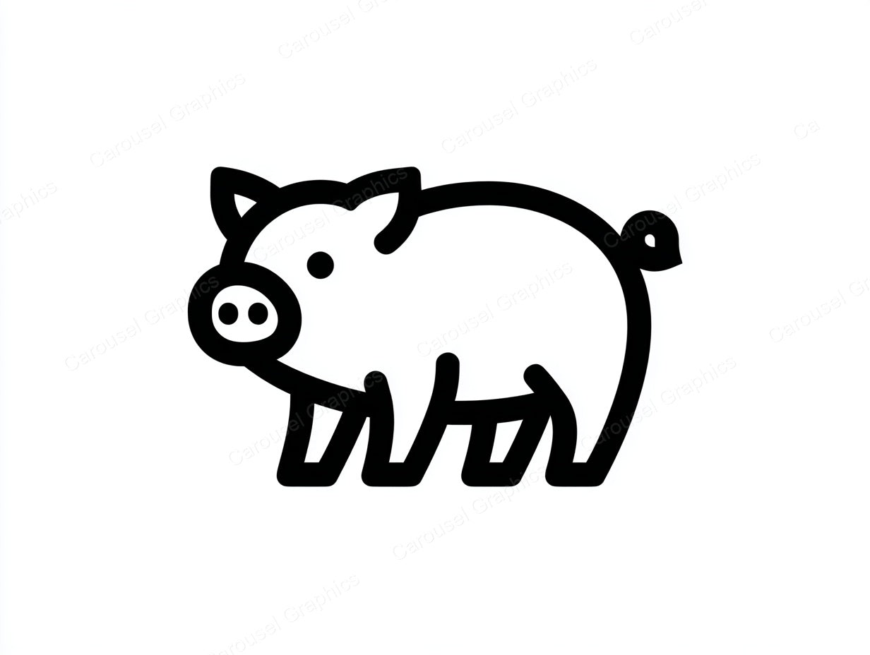 Pig Vector Graphic preview