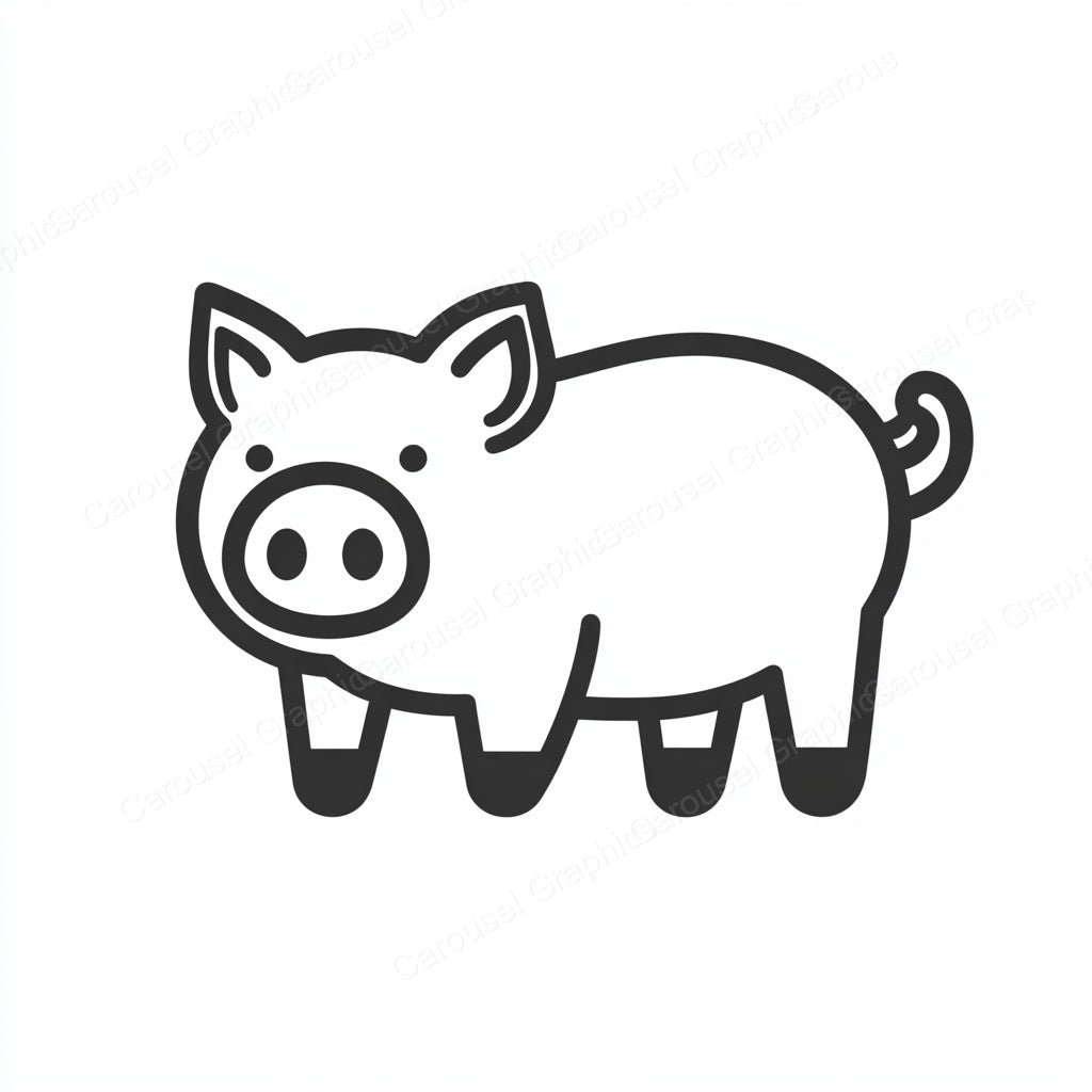 Pig Vector Graphic preview