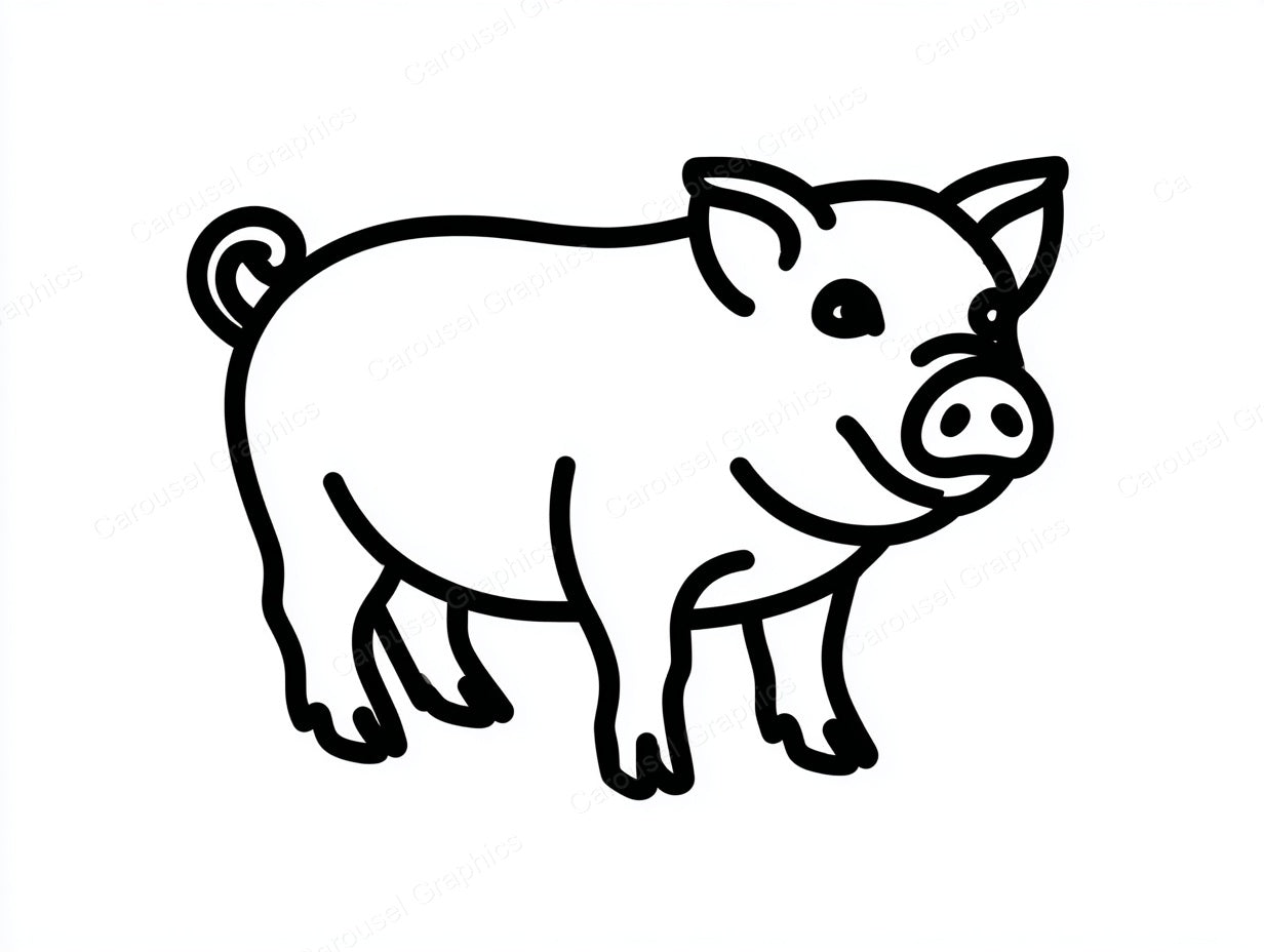 Pig Vector Graphic preview