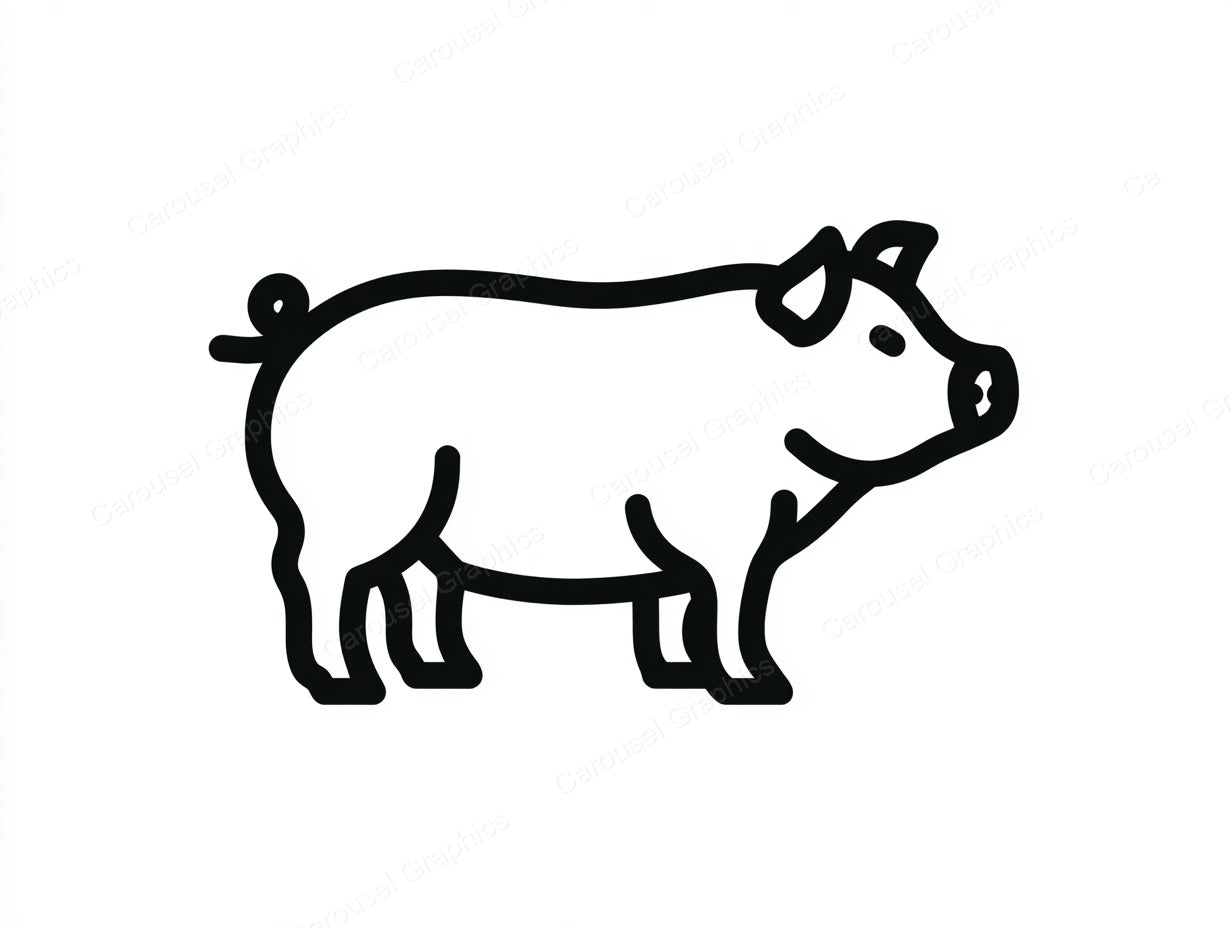 Pig Vector Graphic preview