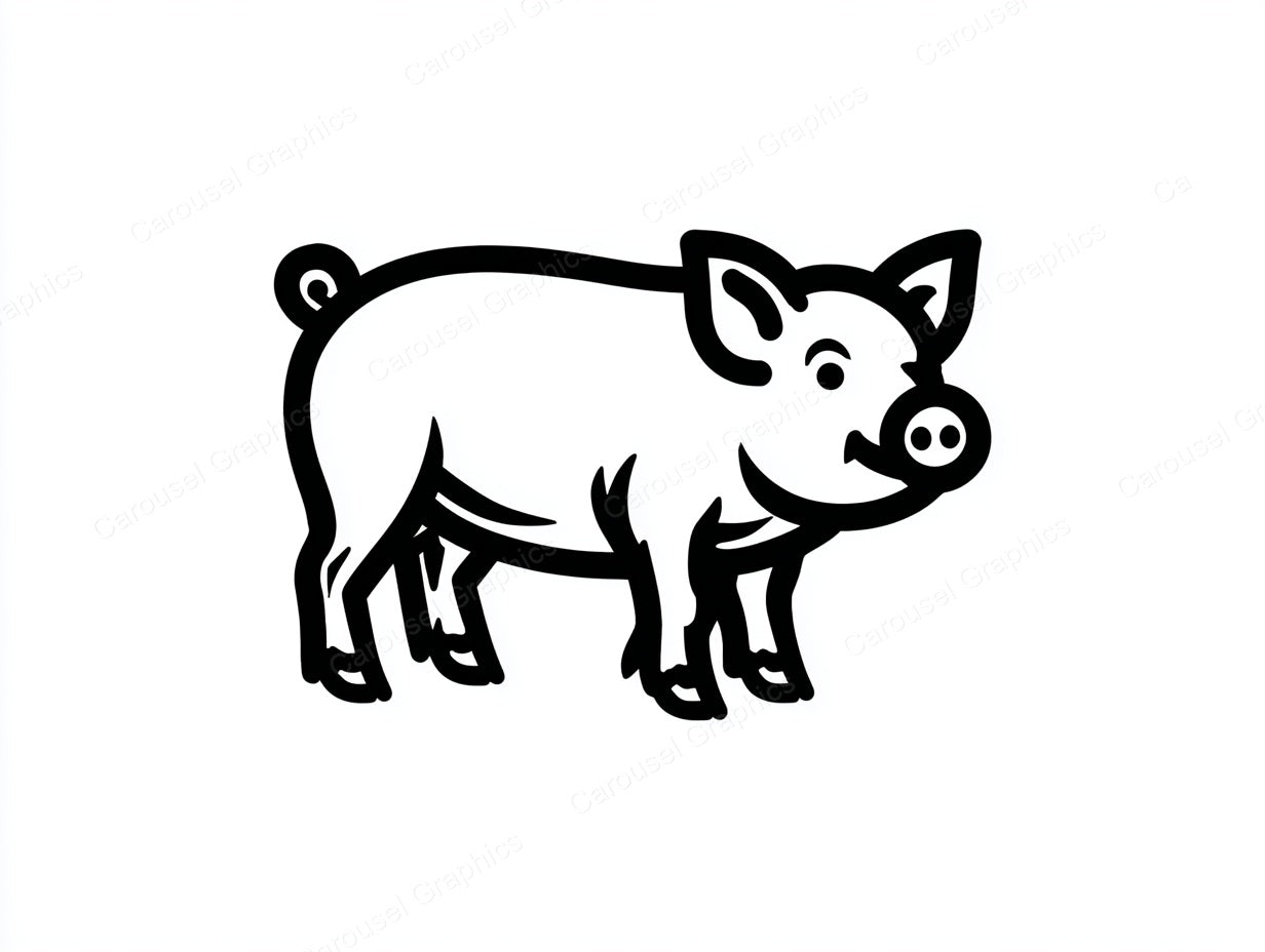 Pig Vector Graphic preview