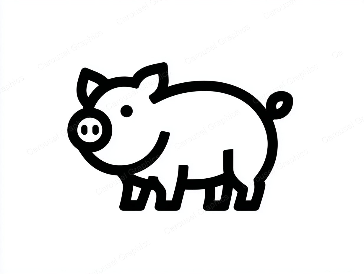 Pig Vector Graphic preview