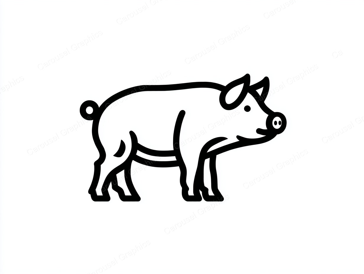 Pig Vector Graphic preview