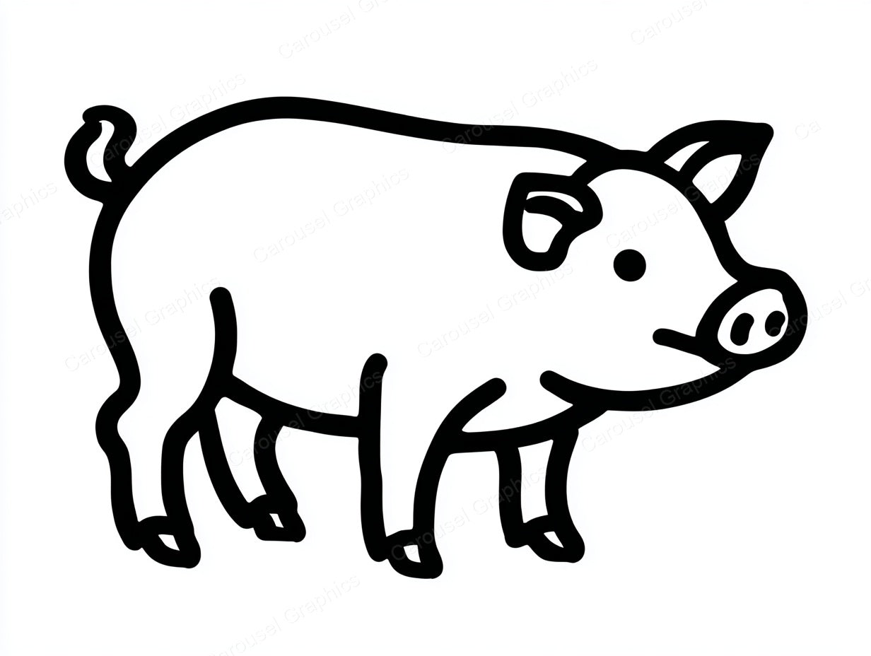 Pig Vector Graphic preview