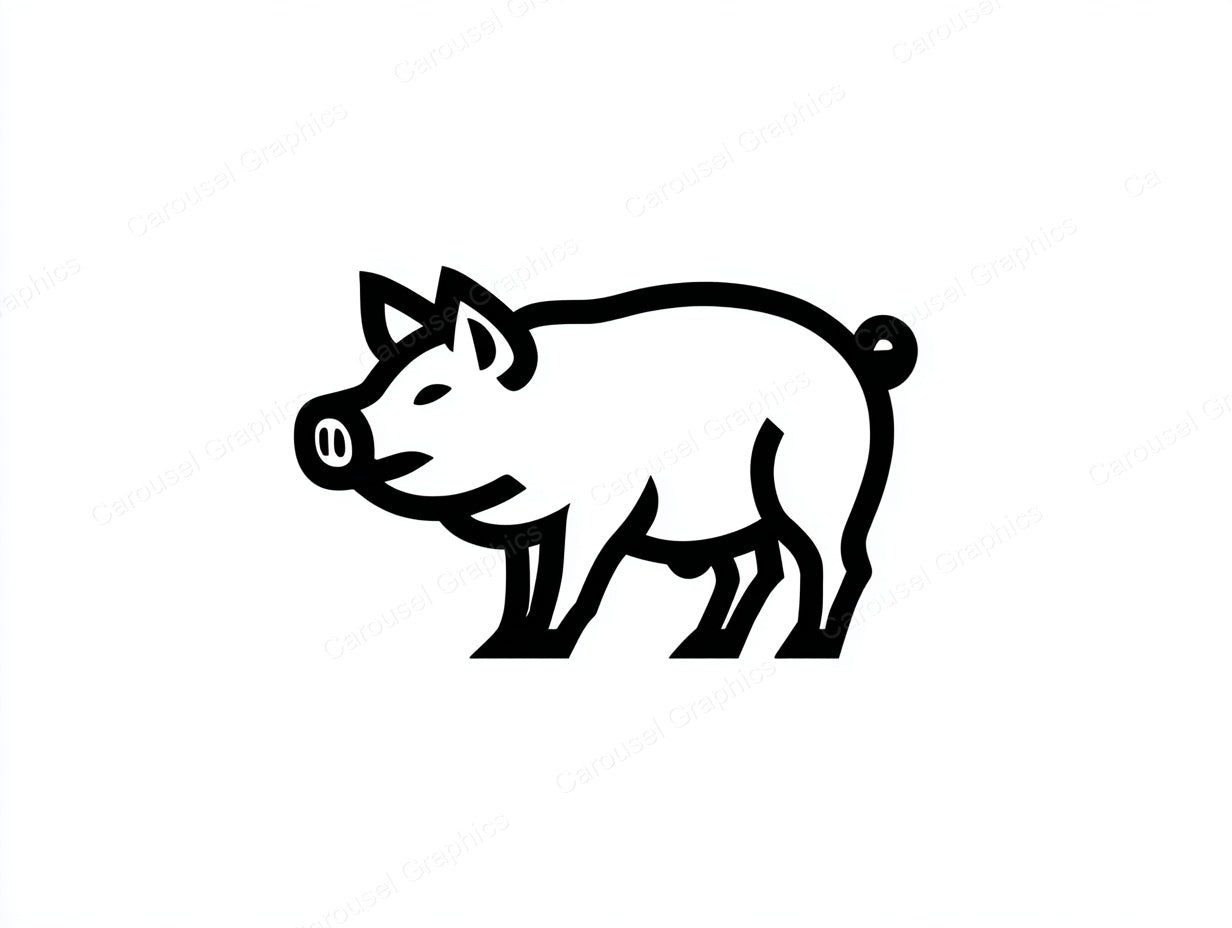 Pig Vector Graphic preview
