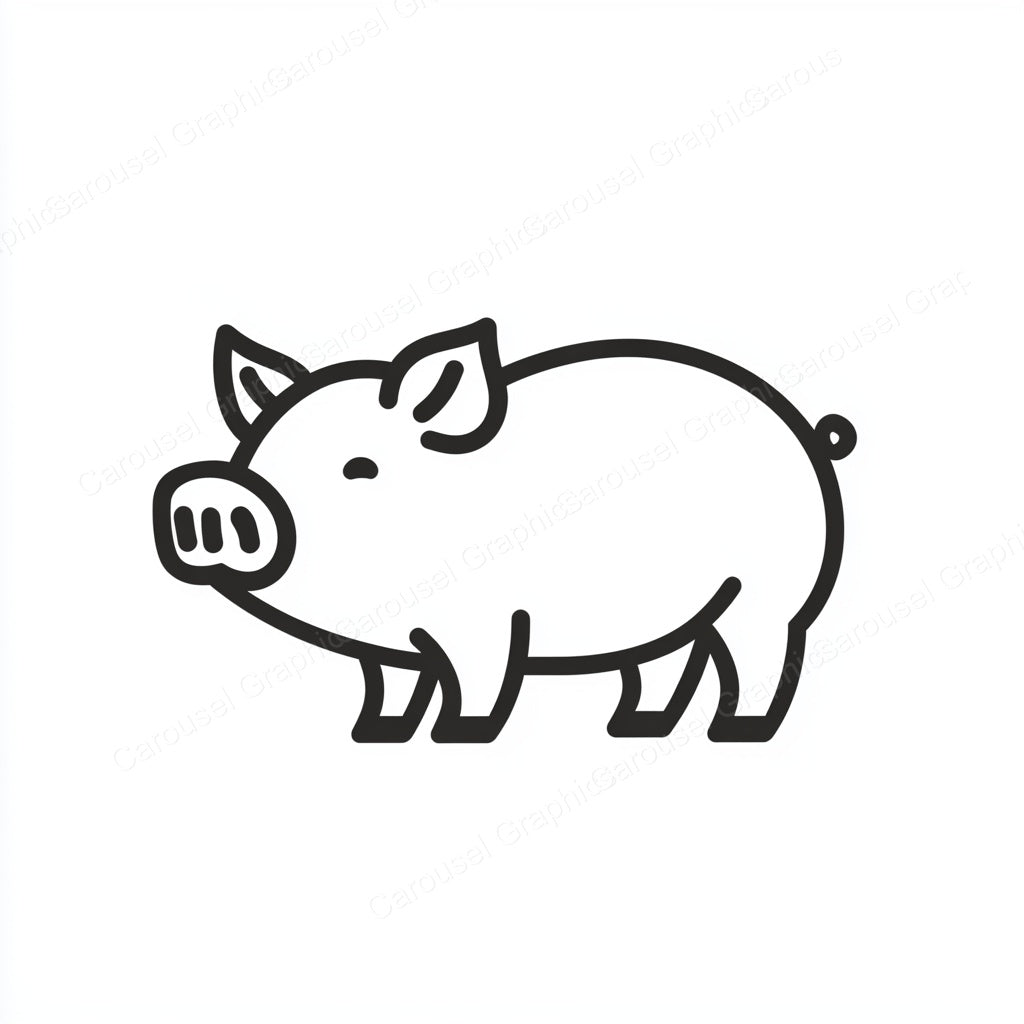Pig Vector Graphic preview