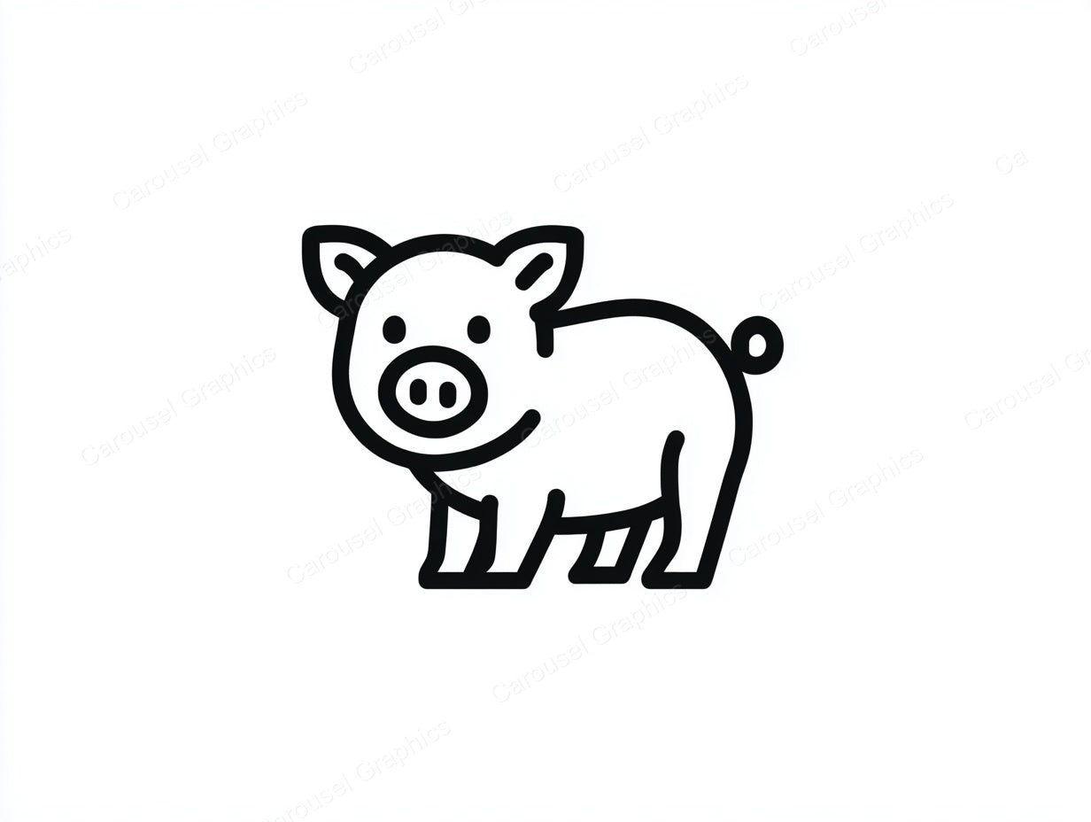 Pig Vector Graphic preview