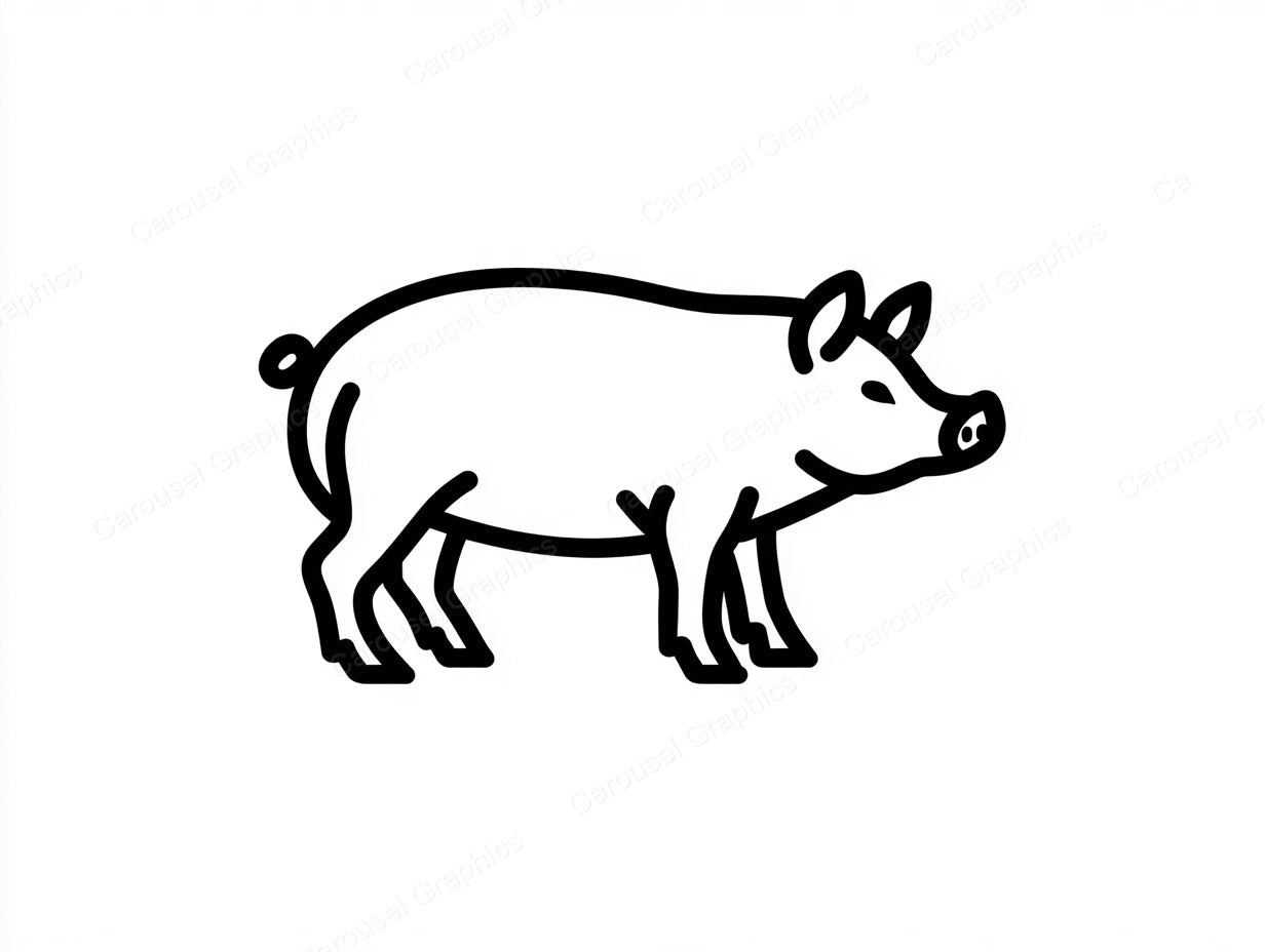 Pig Vector Graphic preview