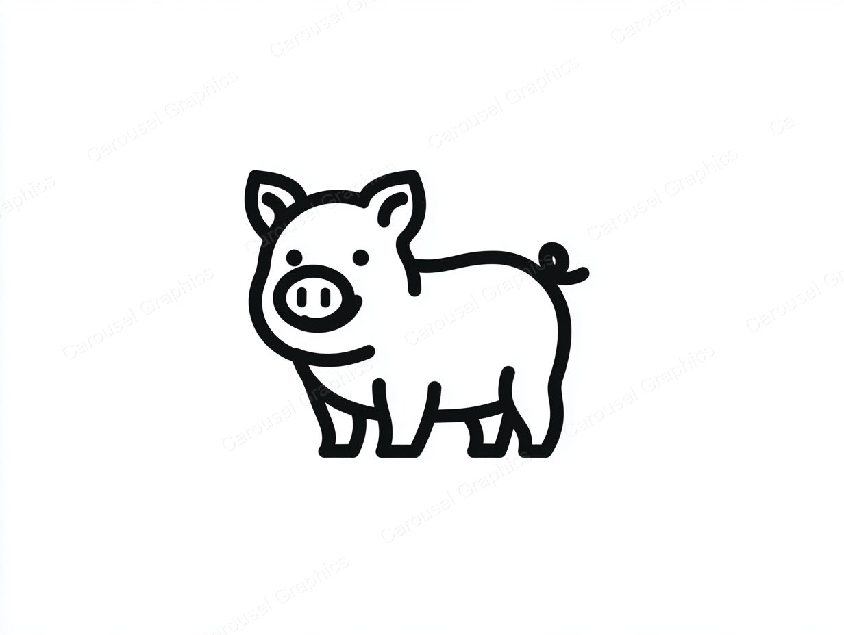 Pig Vector Graphic preview