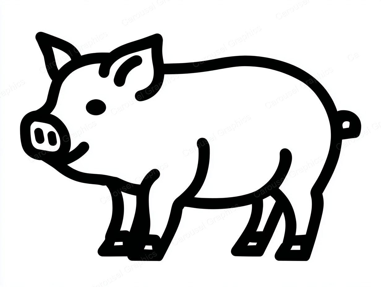 Pig Vector Graphic preview