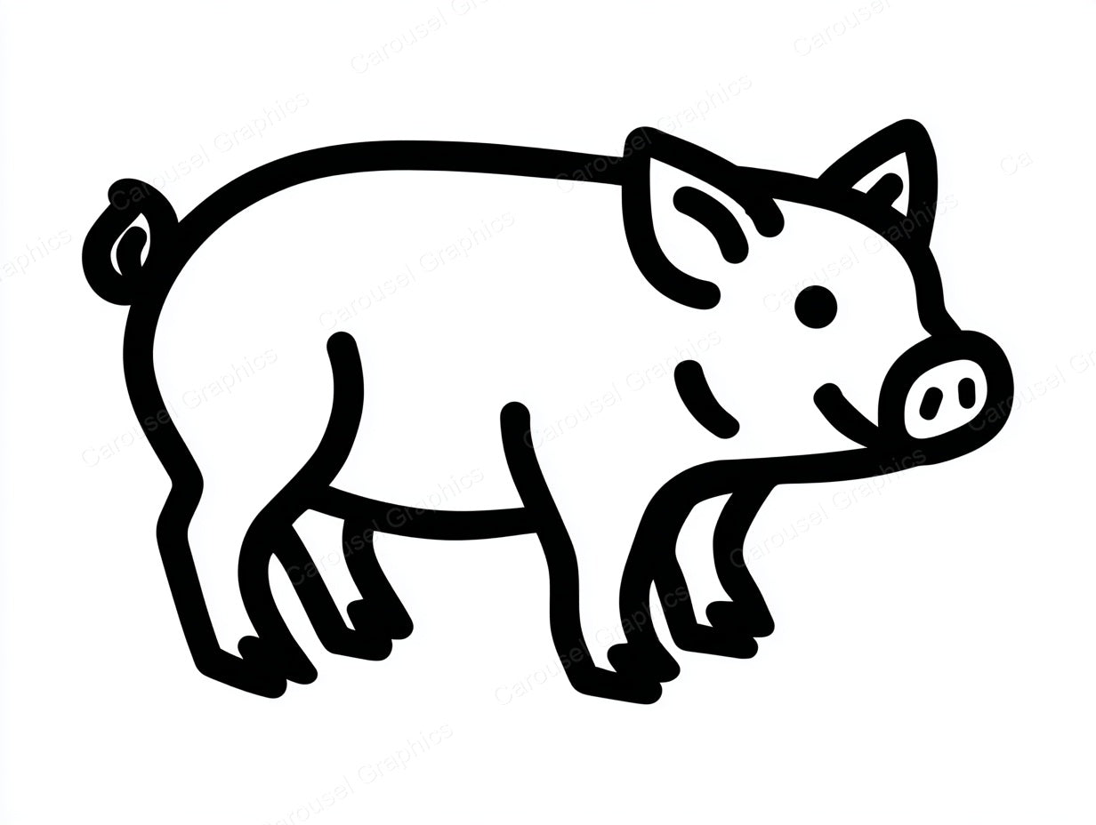 Pig Vector Graphic preview