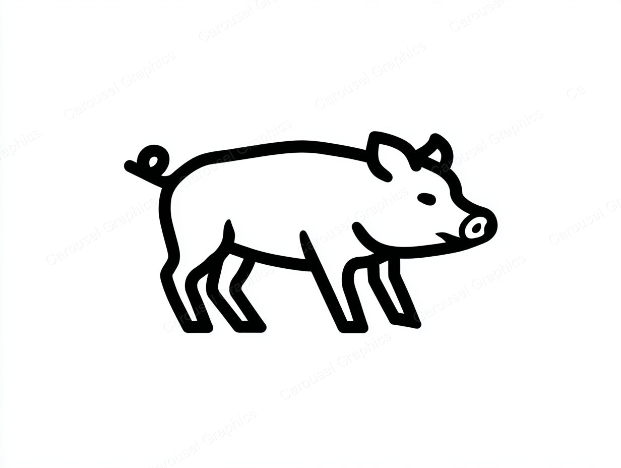 Pig Vector Graphic preview