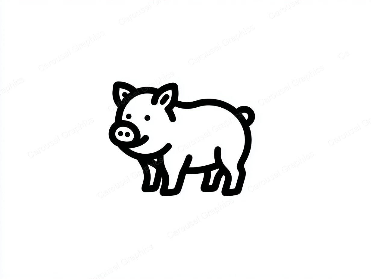 Pig Vector Graphic preview
