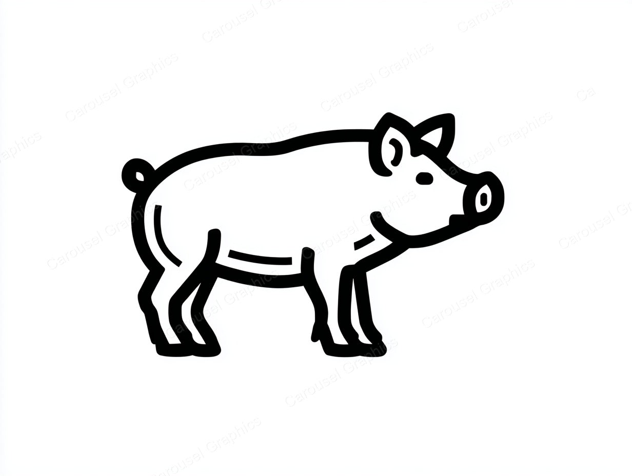 Pig Vector Graphic preview