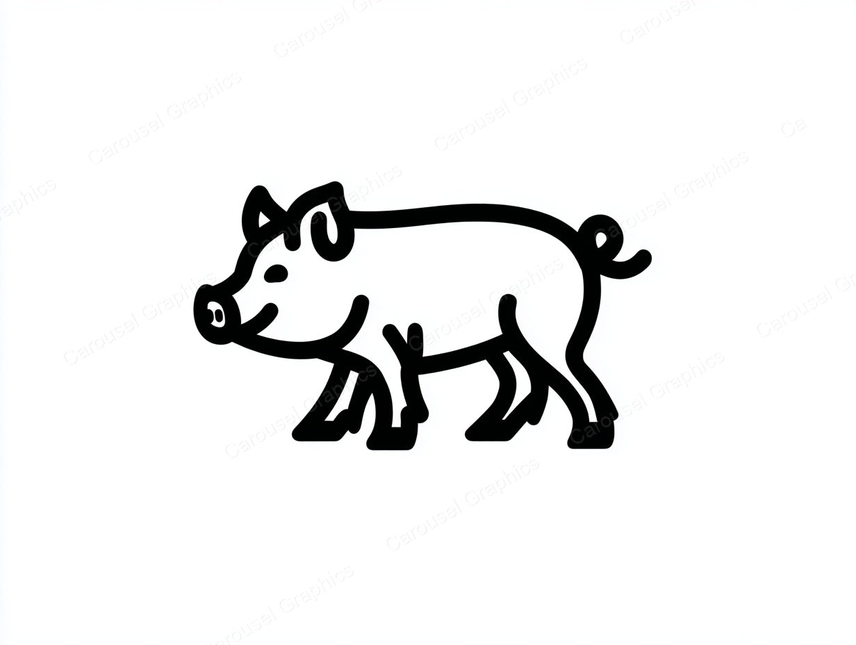 Pig Vector Graphic preview
