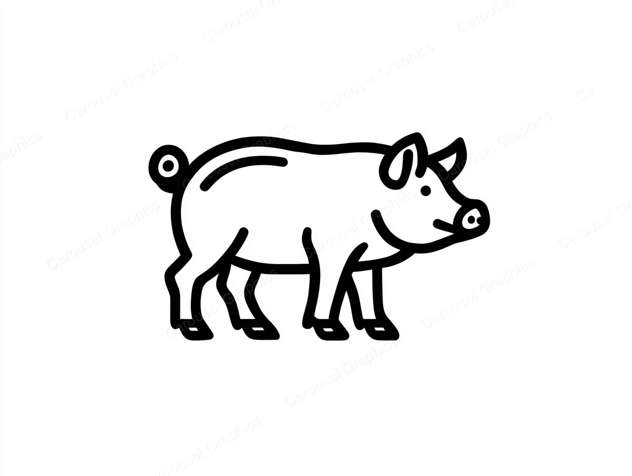 Pig Vector Graphic preview