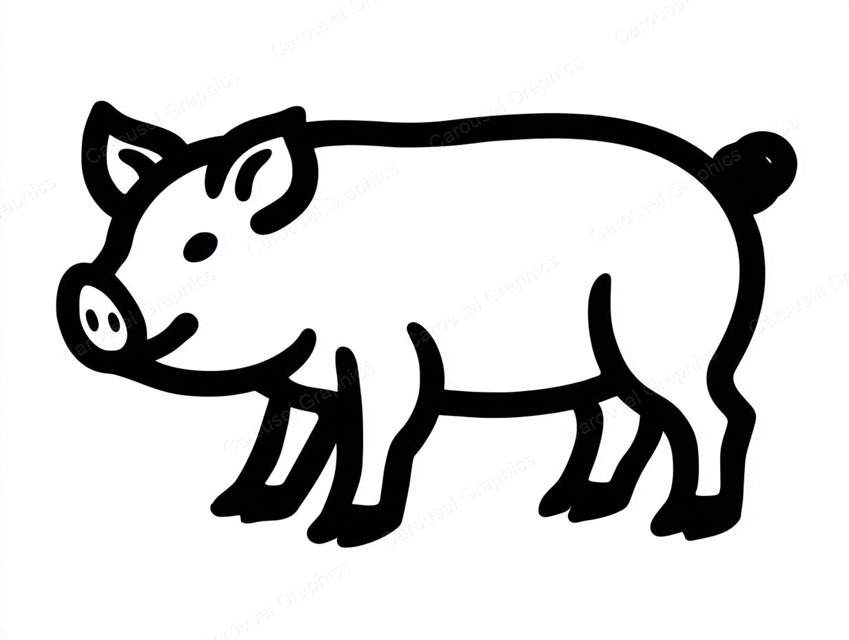 Pig Vector Graphic preview