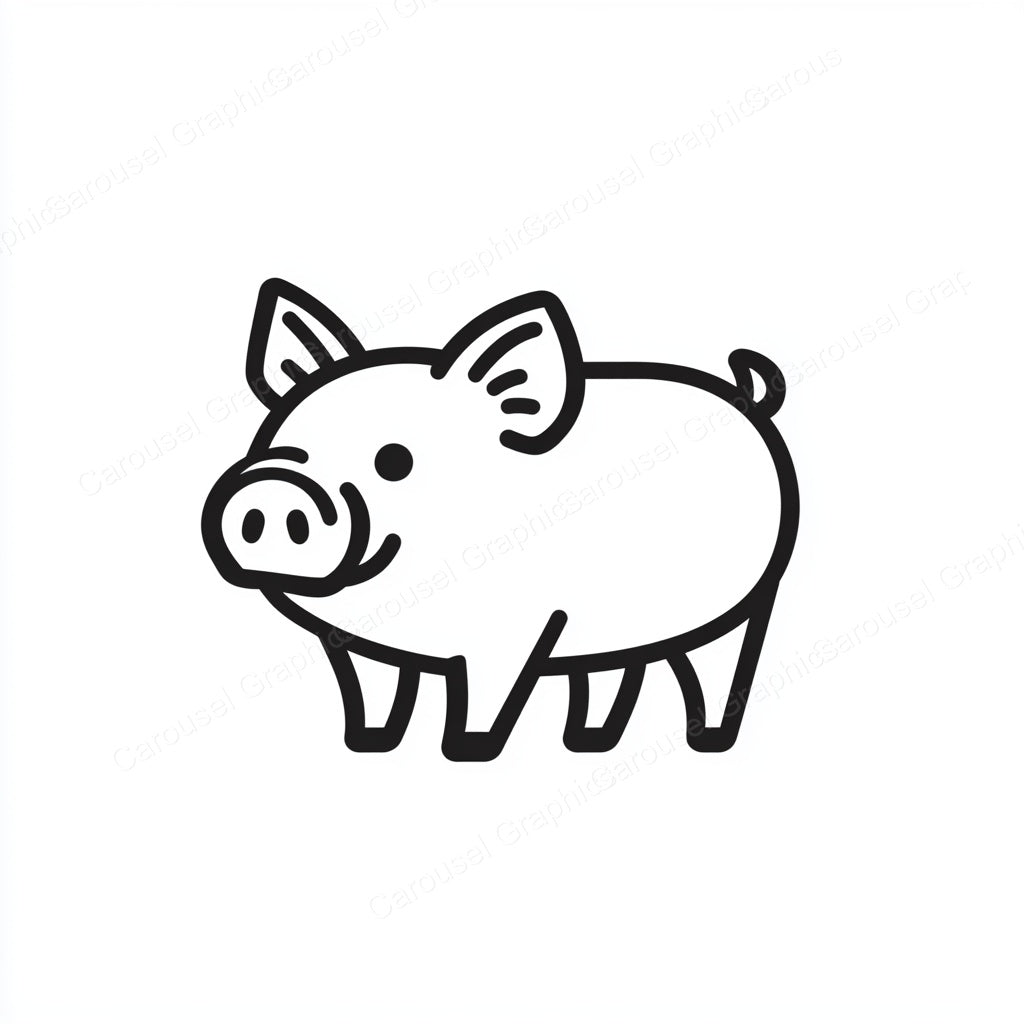 Pig Vector Graphic preview