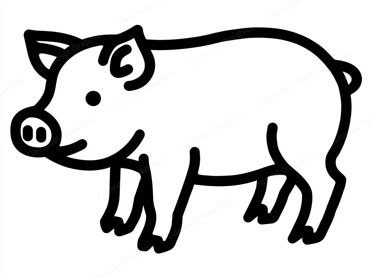 Pig Vector Graphic preview
