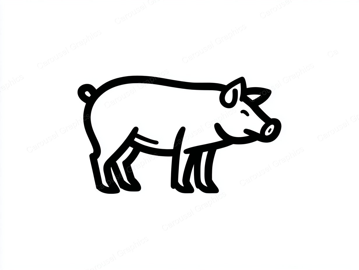Pig Vector Graphic preview