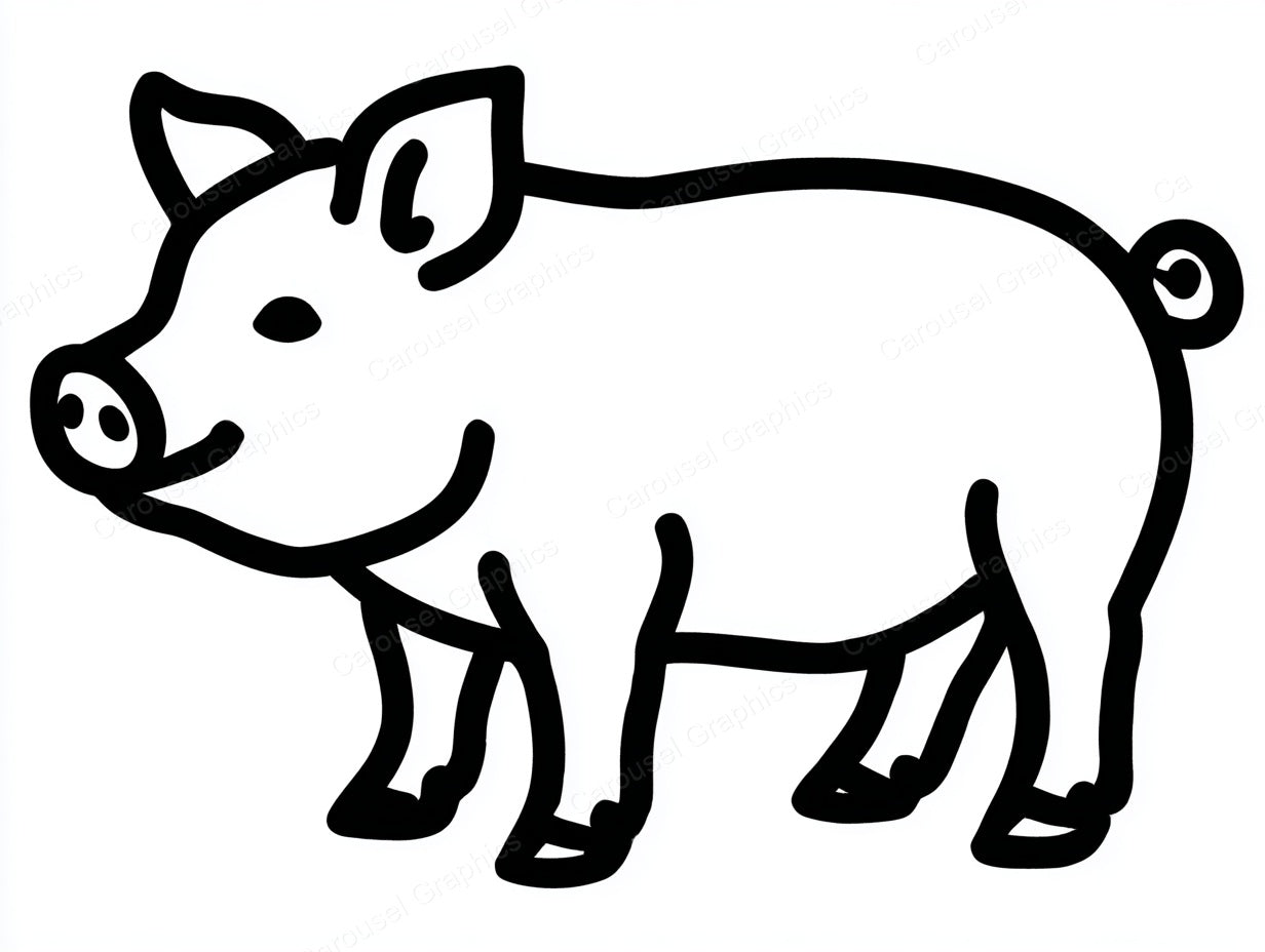 Pig Vector Graphic preview