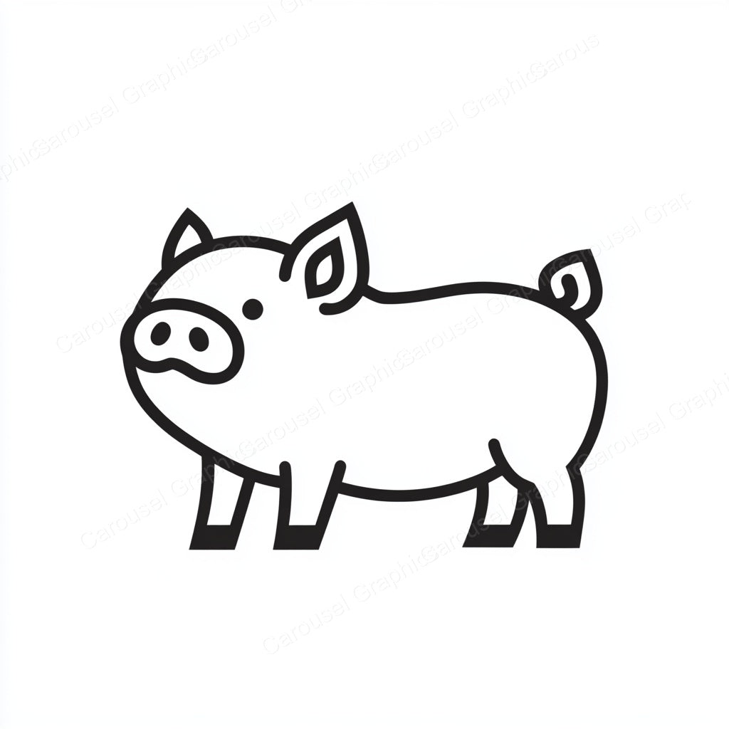 Pig Vector Graphic preview