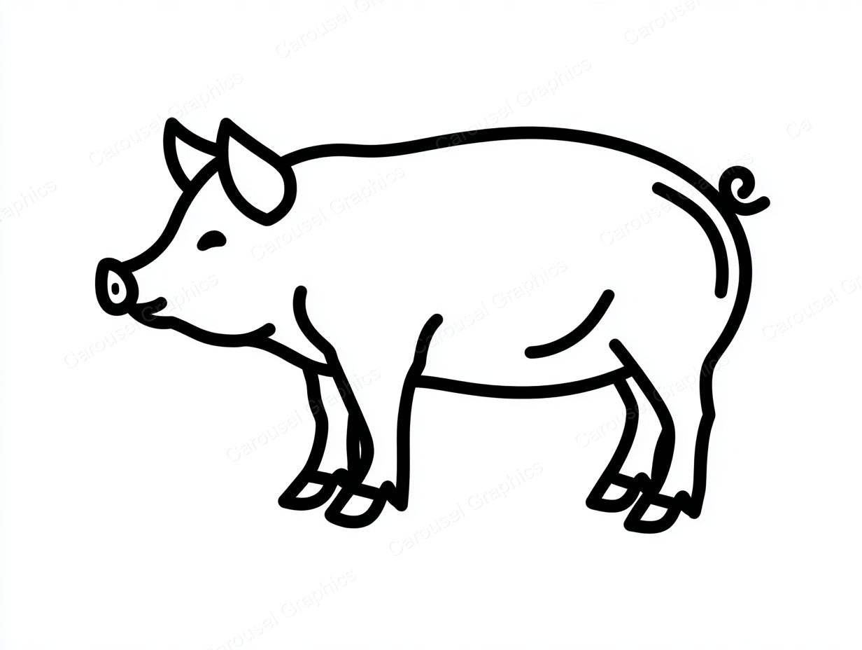 Pig Vector Graphic preview