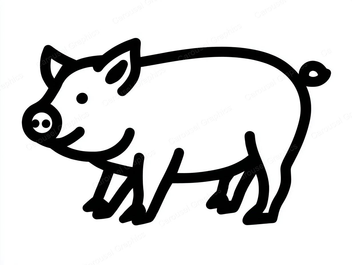 Pig Vector Graphic preview