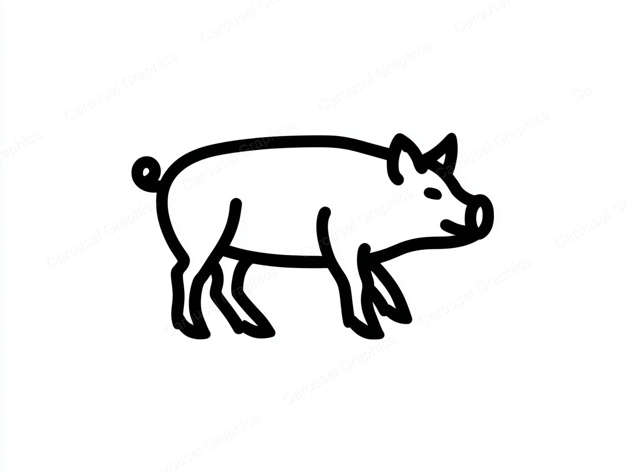 Pig Vector Graphic preview