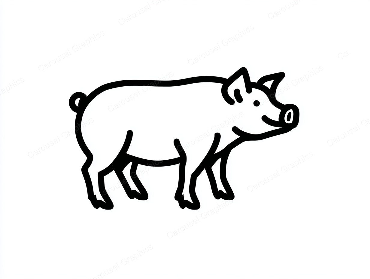 Pig Vector Graphic preview