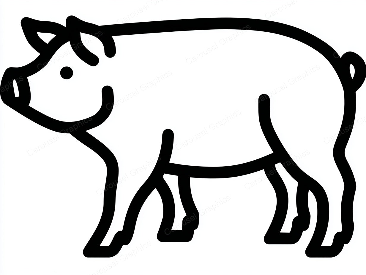 Pig Vector Graphic preview