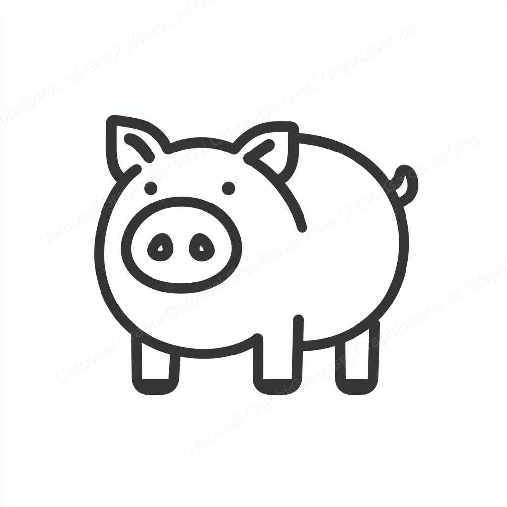 Pig Vector Graphic preview
