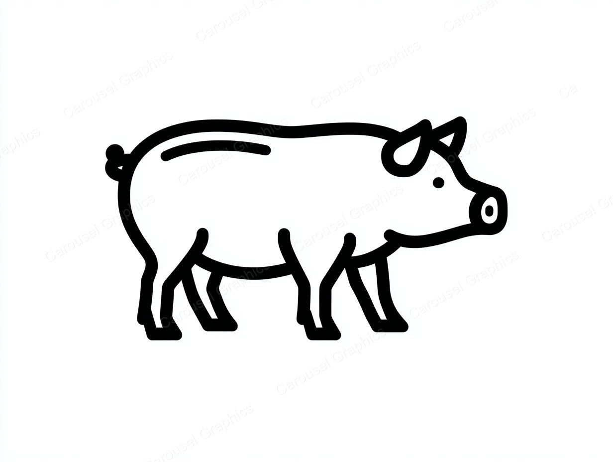 Pig Vector Graphic preview