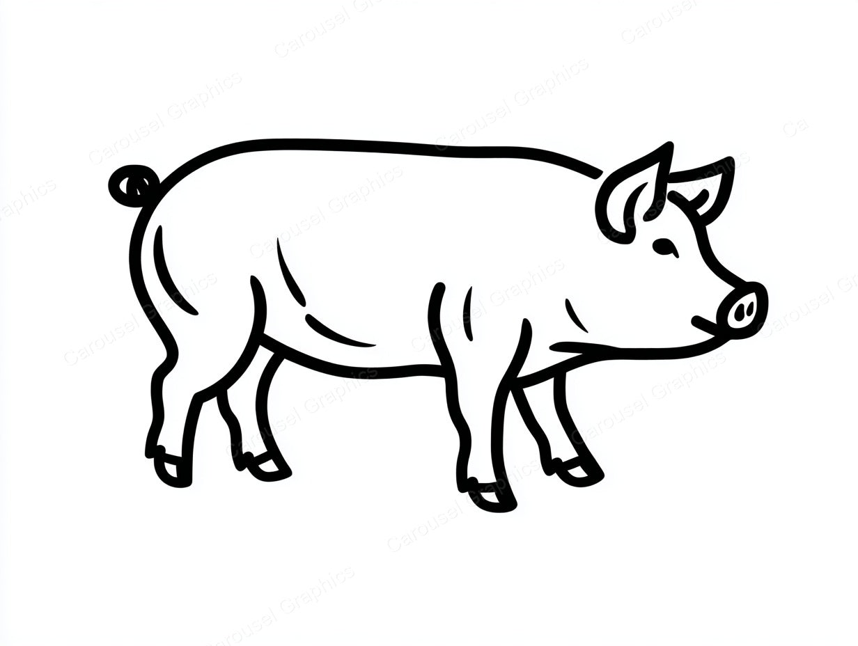 Pig Vector Graphic preview