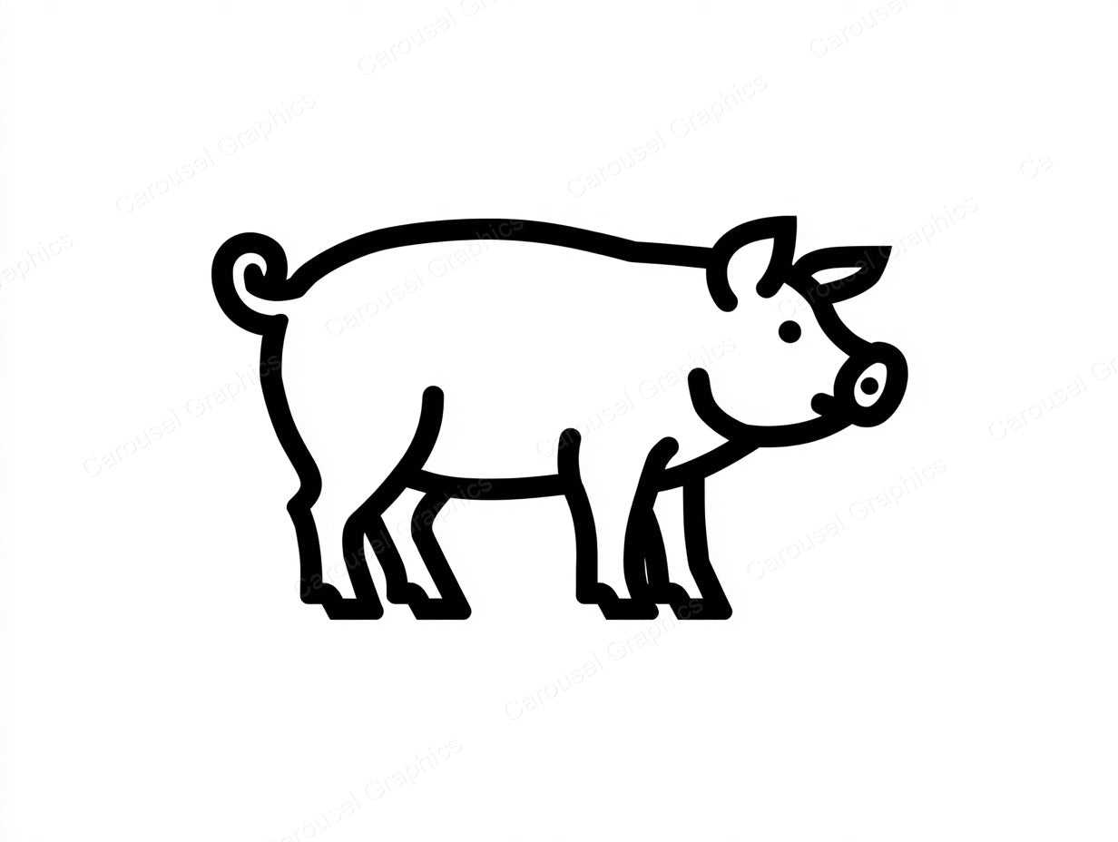Pig Vector Graphic preview