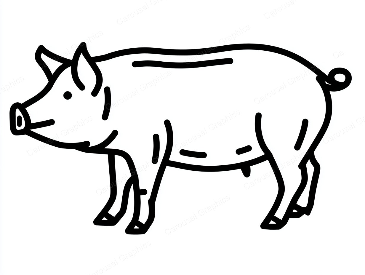Pig Vector Graphic preview