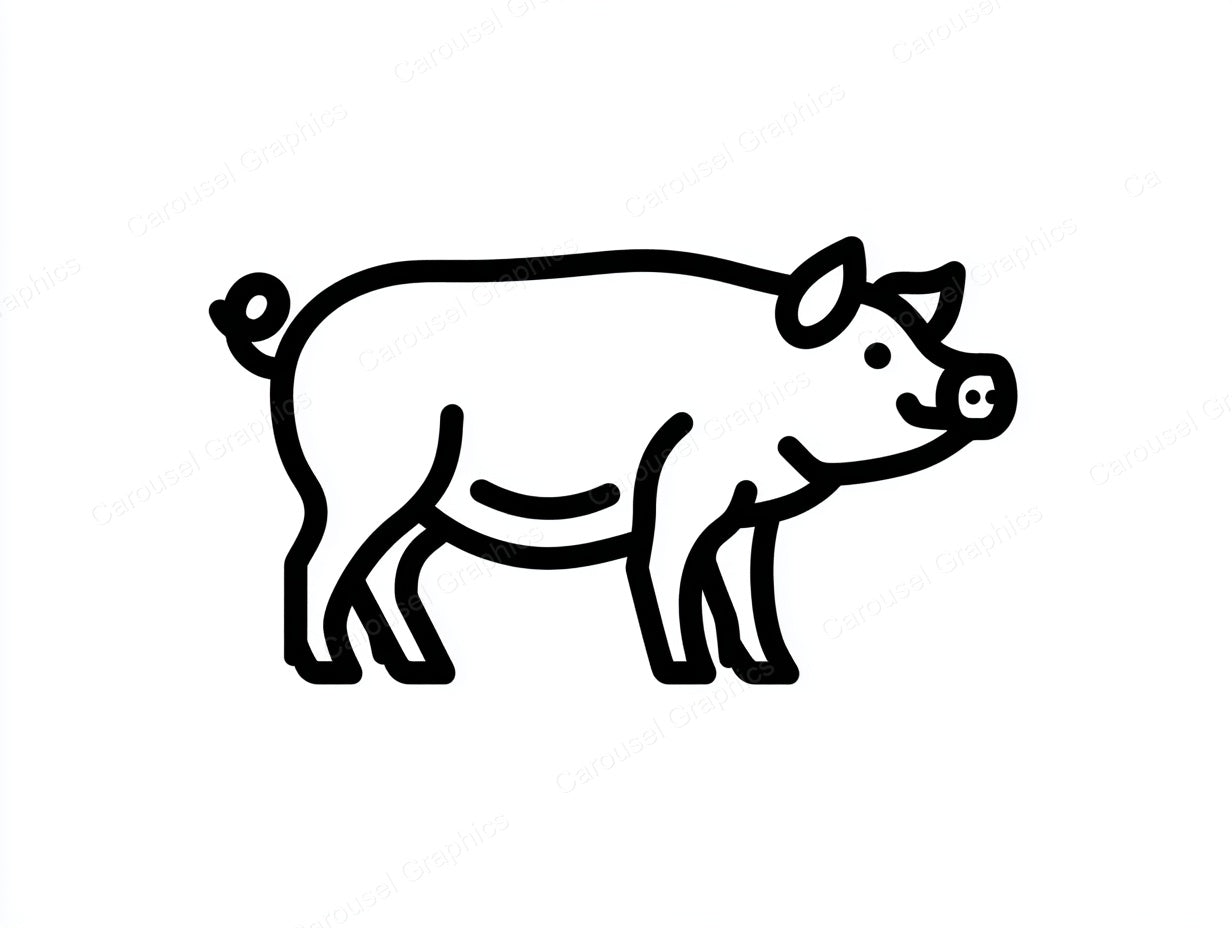 Pig Vector Graphic preview