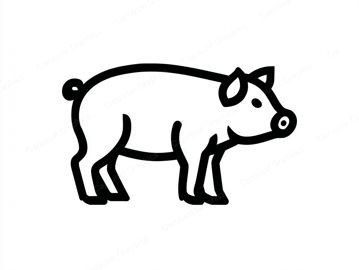 Pig Vector Graphic preview