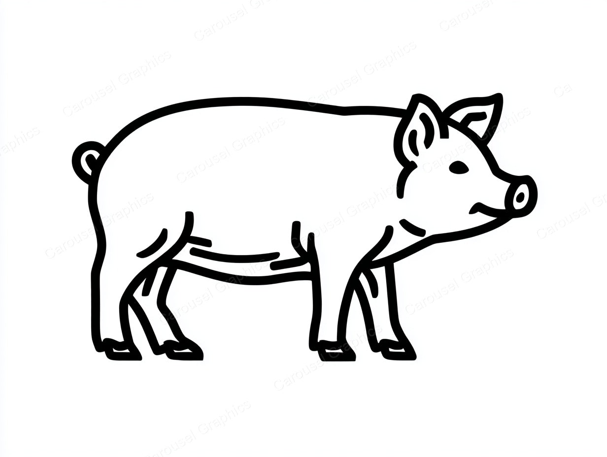 Pig Vector Graphic preview