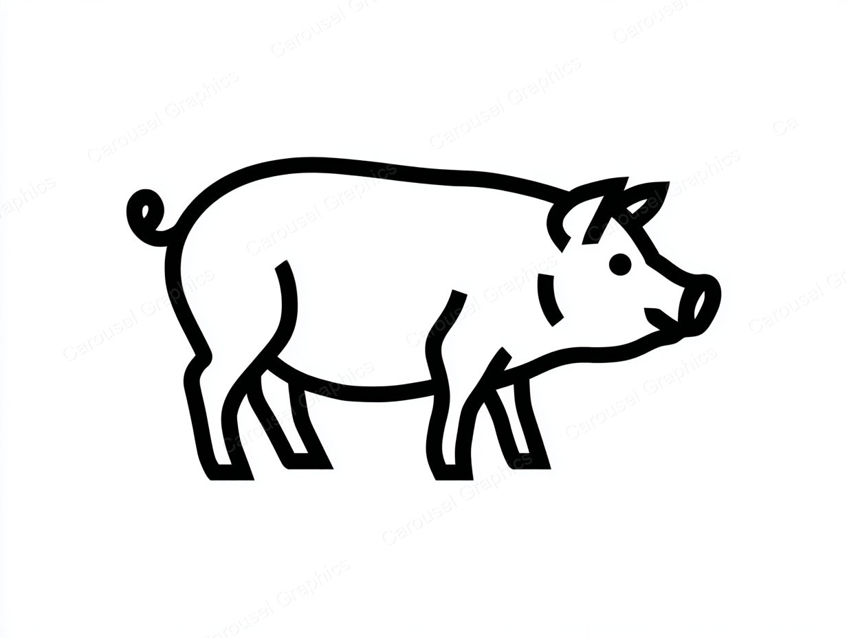 Pig Vector Graphic preview