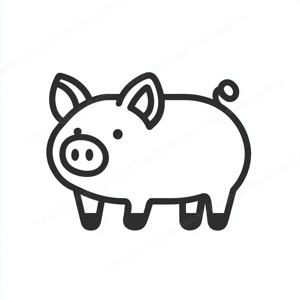 Pig Vector Graphic preview