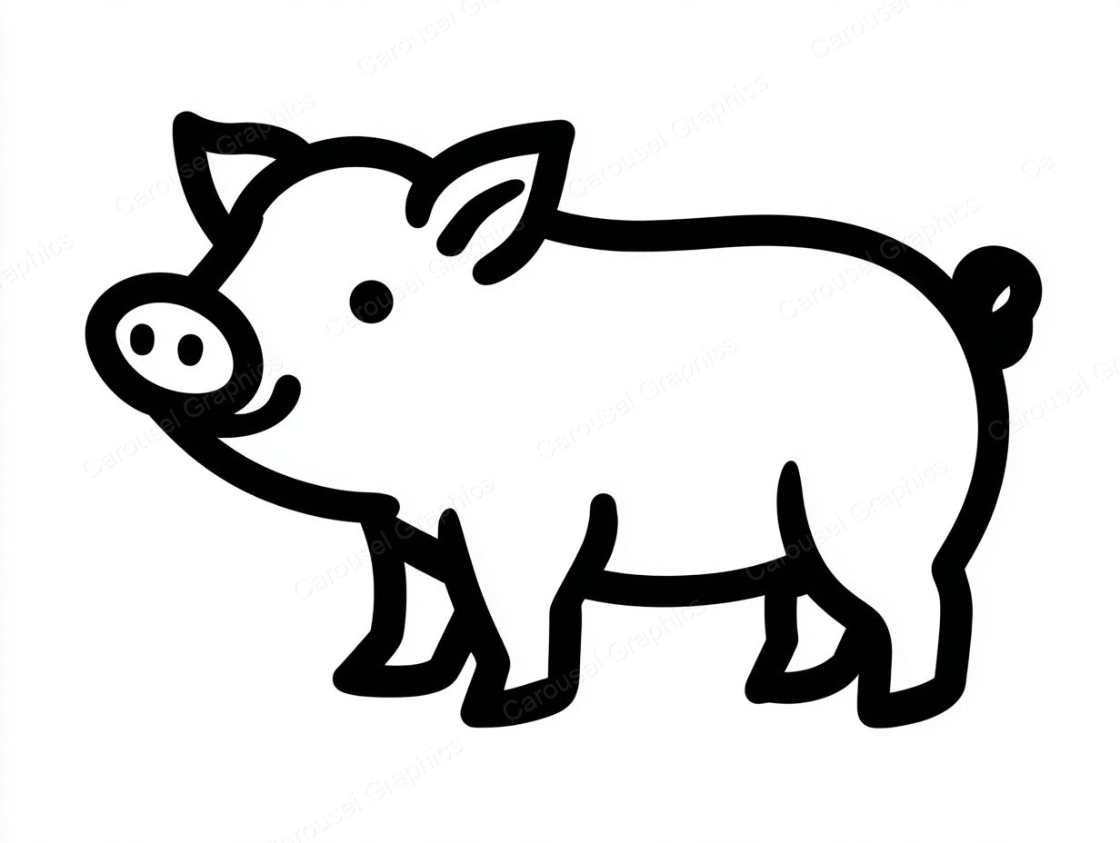 Pig Vector Graphic preview